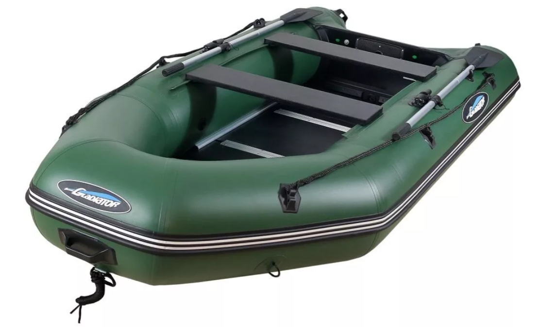 МОТОРНО-ГРЕБНАЯ ЛОДКА ПВХ GLADIATOR А 340 ТК С ФАНЕРНЫМ ПОЛОМ в Брянске