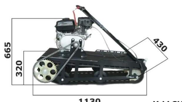 Мотобуксировщик XTREME-MOTORS "Конек-Горбунок" 6.5 л.с. в Брянске