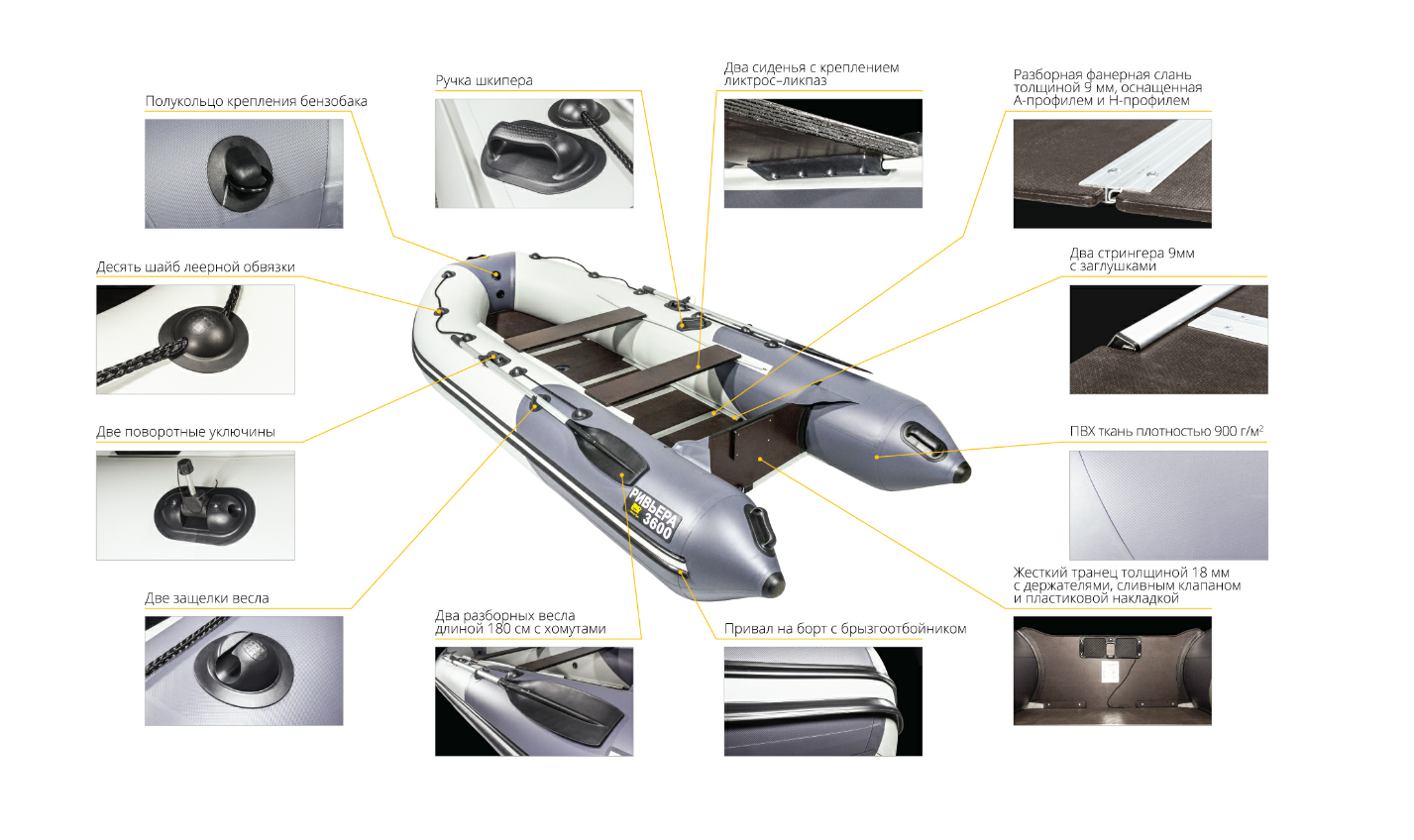 Лодка Ривьера Компакт 2900 СК в Брянске