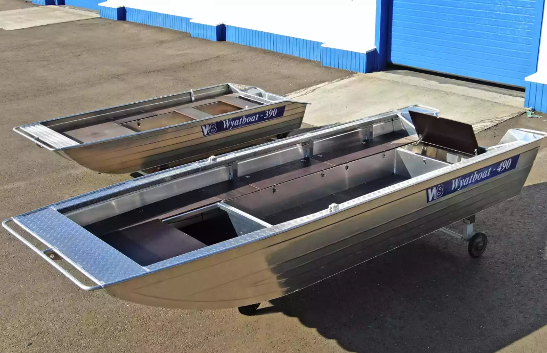 Алюминиевая лодка Wyatboat-490 Jonboat в Брянске