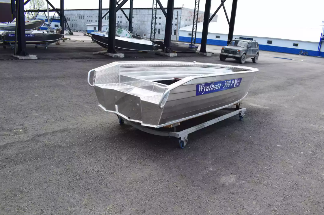Алюминиевая лодка Wyatboat-390Р Увеличенный борт в Брянске