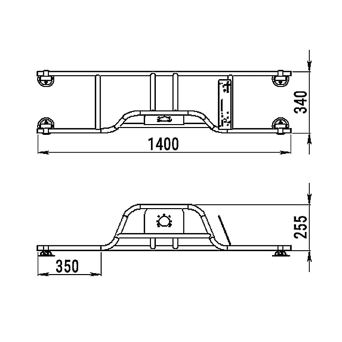 Стойка рулевая с бортовым креплением малая в Брянске