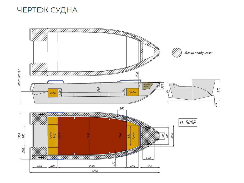 Алюминиевая лодка Неман-500 P в Брянске