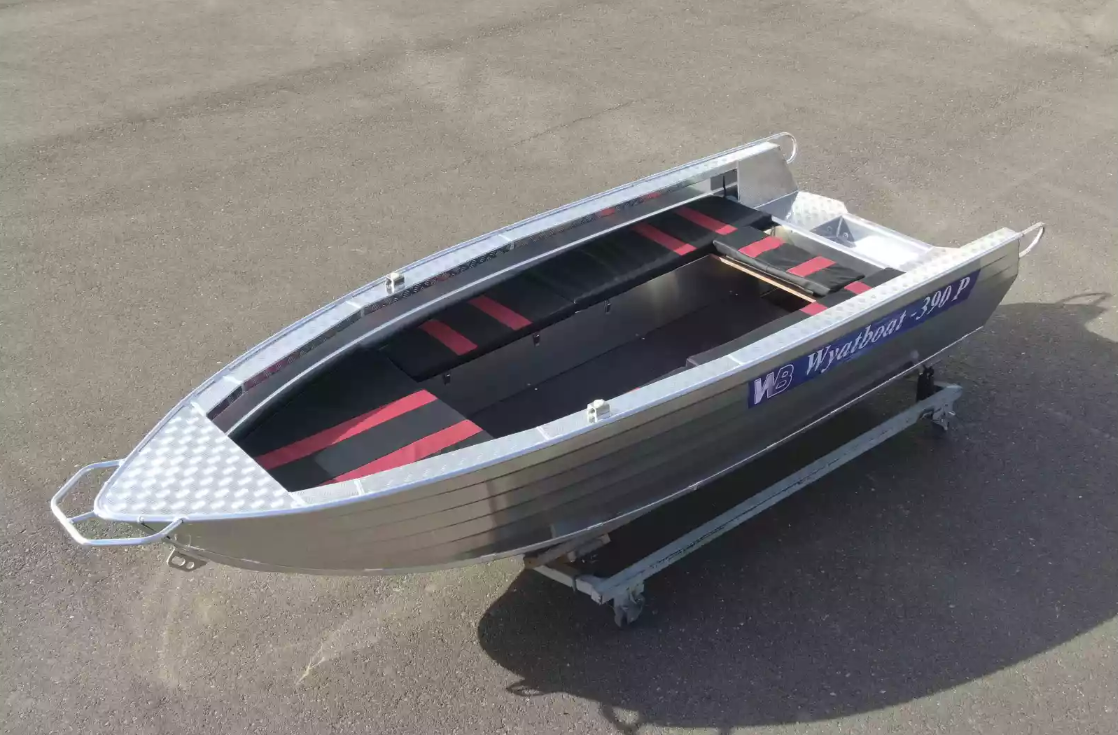 Алюминиевая лодка Wyatboat-390РМ увеличенный борт в Брянске