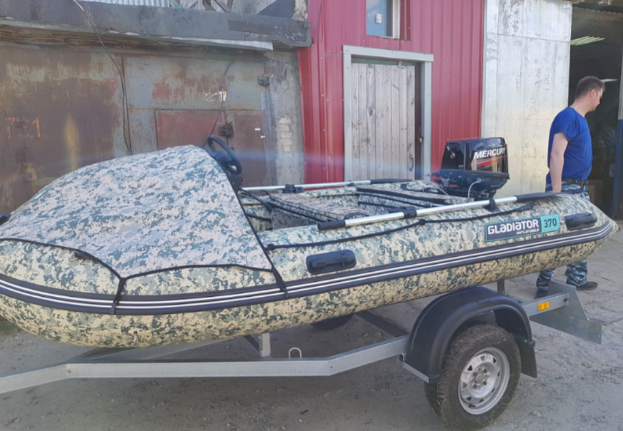 НАДУВНАЯ ЛОДКА GLADIATOR C370AL в Брянске