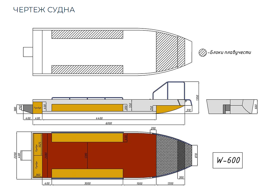 Алюминиевая лодка Wyatboat-600 в Брянске