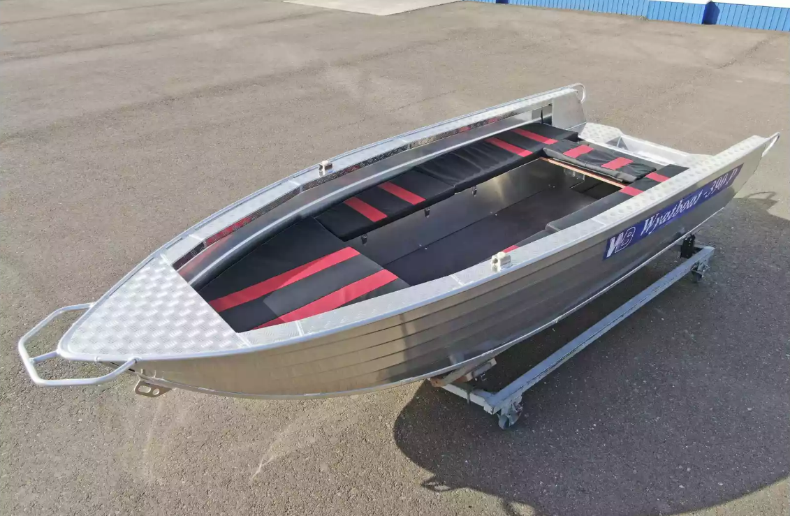Алюминиевая лодка Wyatboat-390РМ увеличенный борт в Брянске