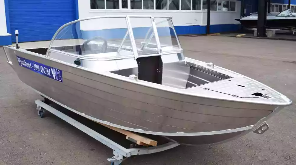 Алюминиевая лодка Wyatboat-390 DCM Увеличенный борт в Брянске