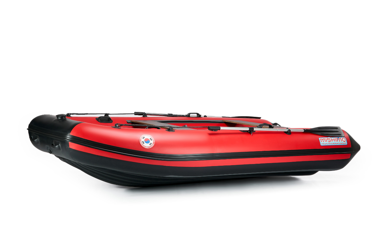 КОМПЛЕКТ ЛОДКА MISHIMO RAPID 380 PRO+ ЛОДОЧНЫЙ МОТОР MARLIN MP 9.9 (20) AMHS PROLINE FORCE в Брянске