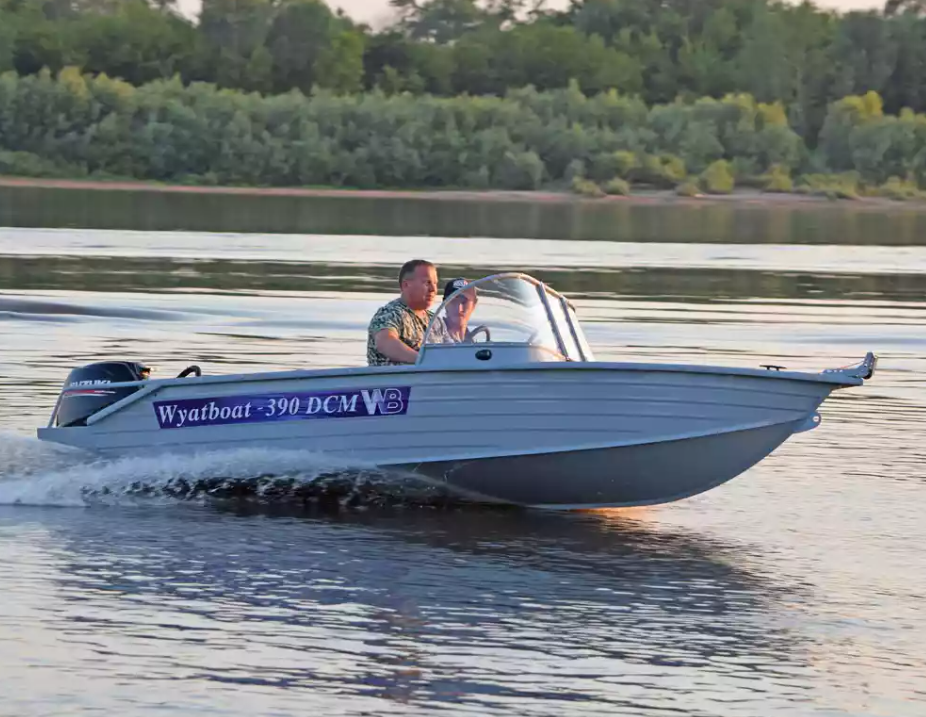 Алюминиевая лодка Wyatboat-390 DCM в Брянске