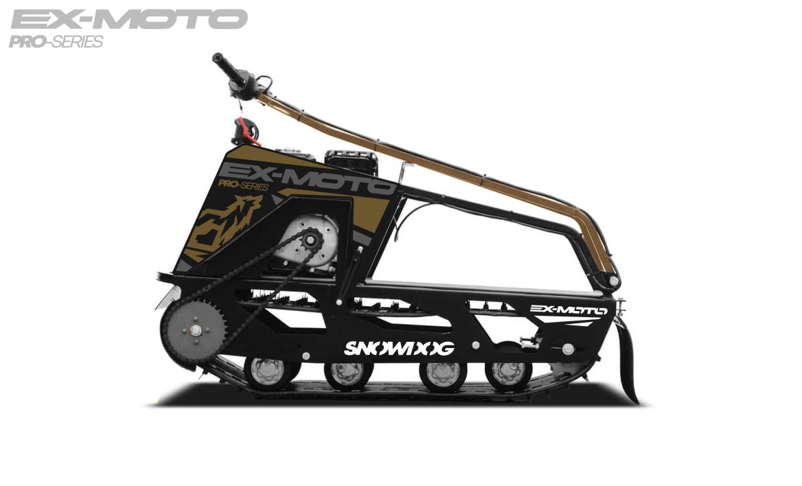 Мотобуксировщик EX-MOTO SNOWDOG S380 8л.с. в Брянске