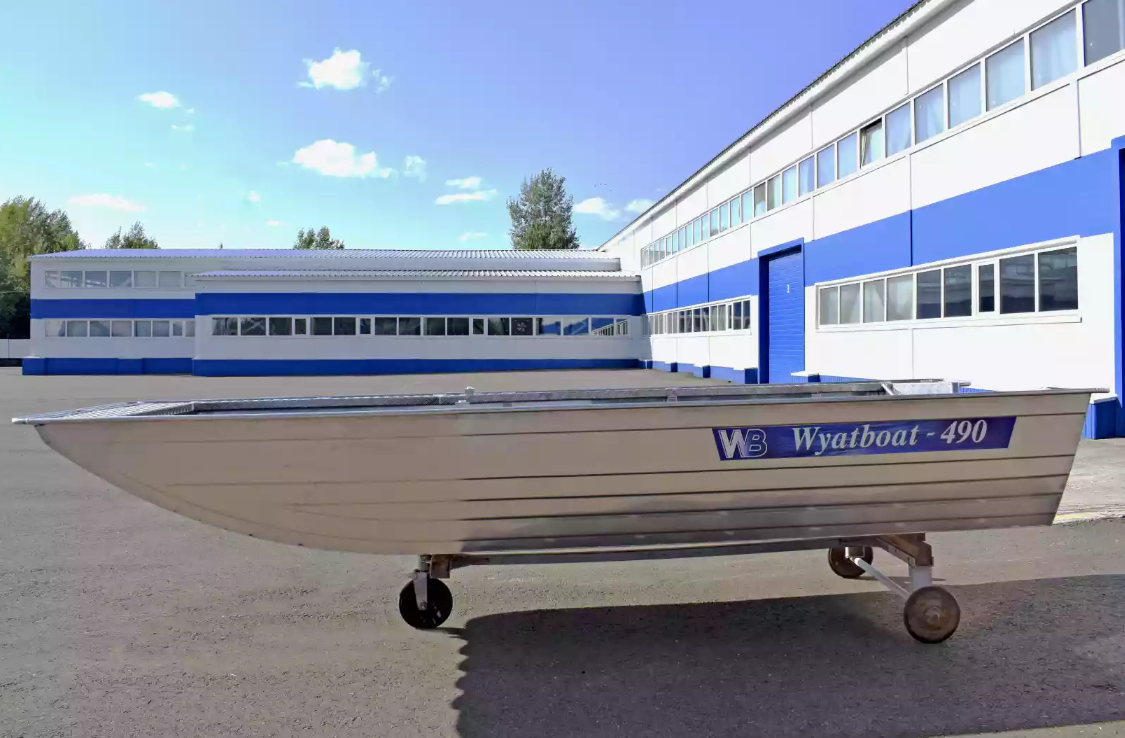 Алюминиевая лодка Wyatboat-490 Jonboat в Брянске
