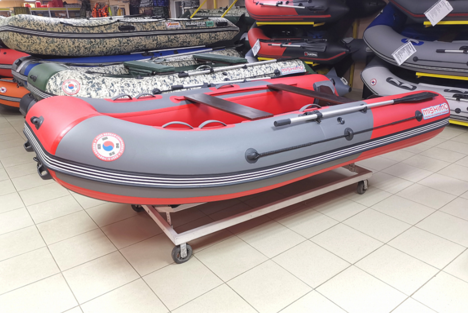 КОМПЛЕКТ Лодка MISHIMO PRO 350 + ЛОДОЧНЫЙ МОТОР MARLIN MP 9.9 (20) AMHS PRO в Брянске