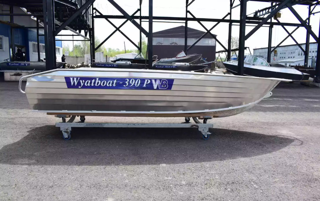 Алюминиевая лодка Wyatboat-390Р Увеличенный борт в Брянске