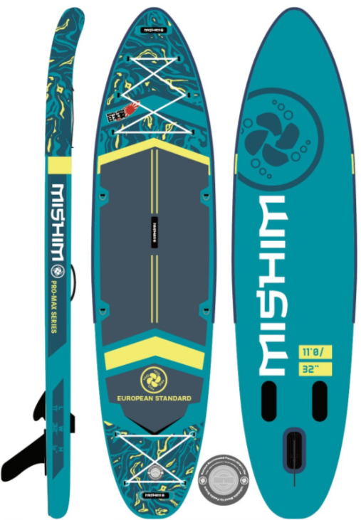 SUP (САП) Доска MISHIMO PRO-MAX Light Teal 11,6’ (355см) в Брянске