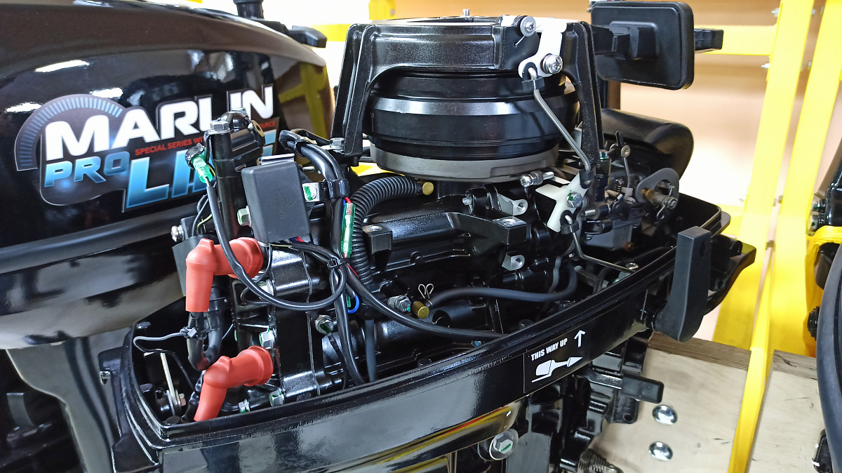 КОМПЛЕКТ Лодка MISHIMO PRO 350 + ЛОДОЧНЫЙ МОТОР MARLIN MP 9.9 (20) AMHS PRO в Брянске