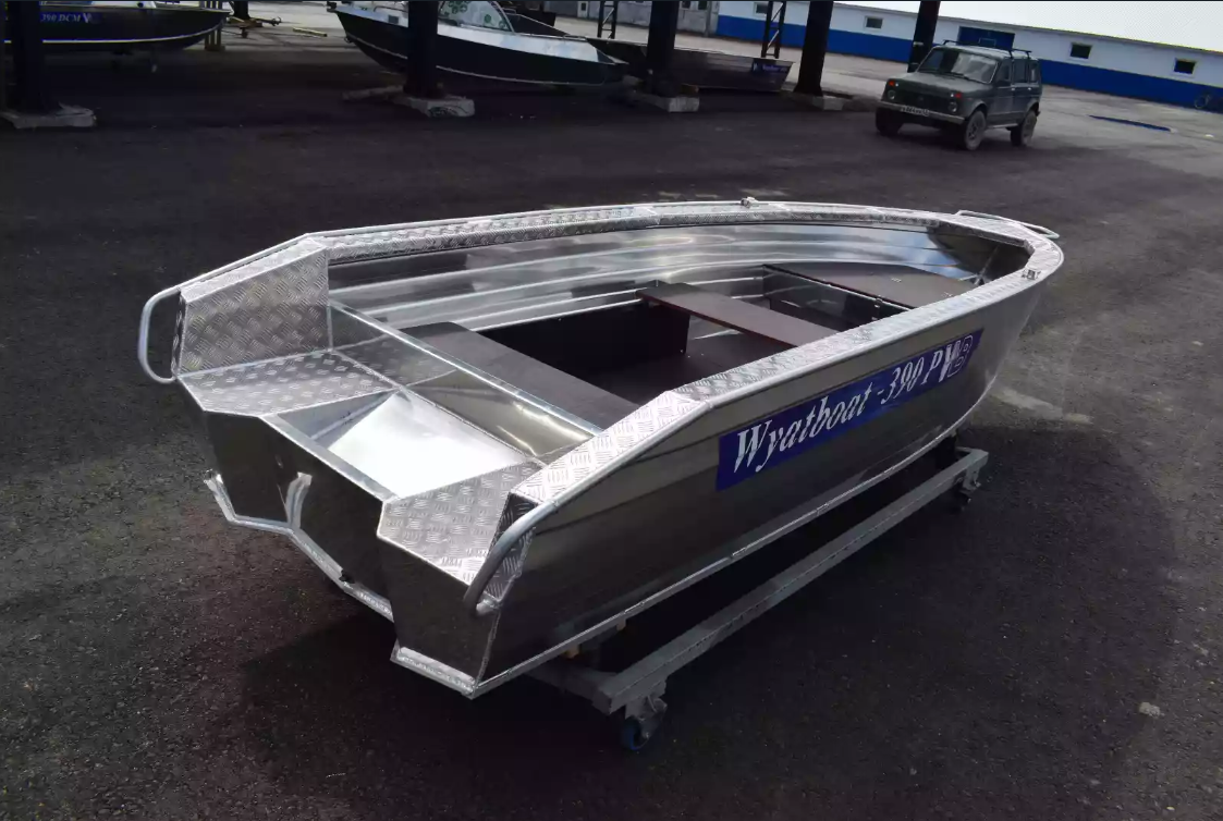 Алюминиевая лодка Wyatboat-390Р Увеличенный борт в Брянске