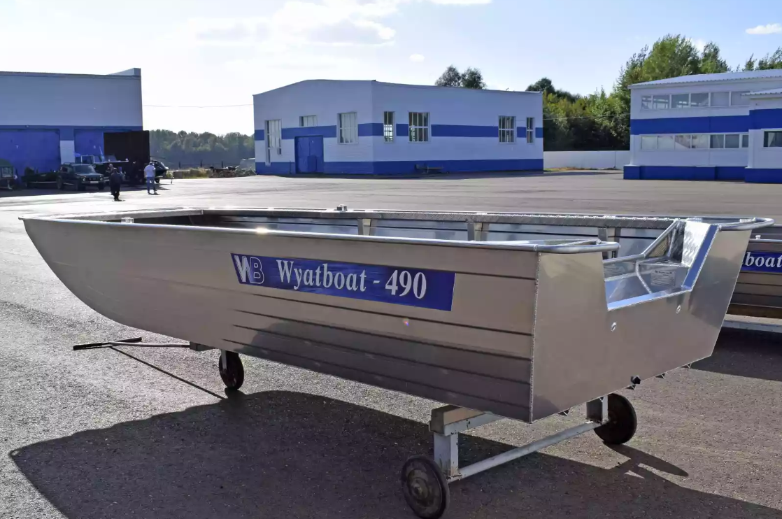 Алюминиевая лодка Wyatboat-490 Jonboat в Брянске