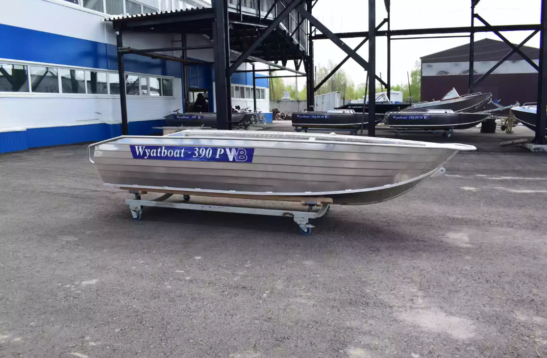 Алюминиевая лодка Wyatboat-390Р Увеличенный борт в Брянске