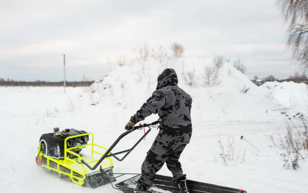 Мотобуксировщик Бурлак ХОЗЯИН-1 (капот ткань) в Брянске