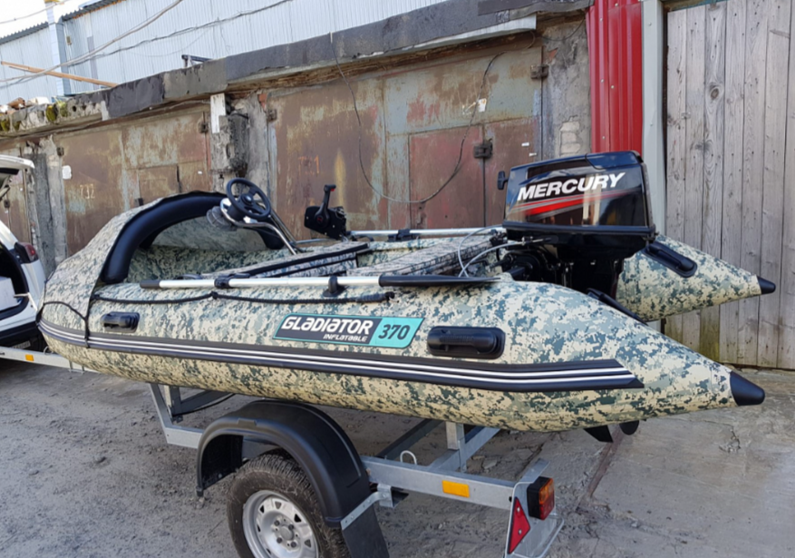 НАДУВНАЯ ЛОДКА GLADIATOR C370AL в Брянске