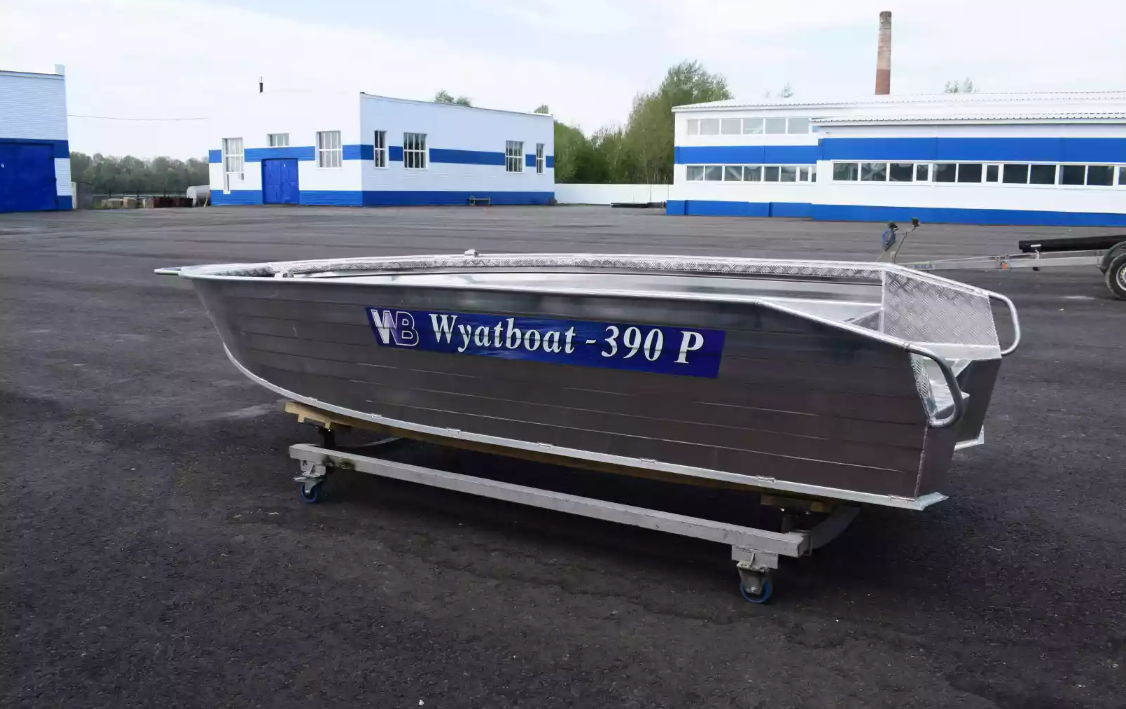 Алюминиевая лодка Wyatboat-390Р Увеличенный борт в Брянске