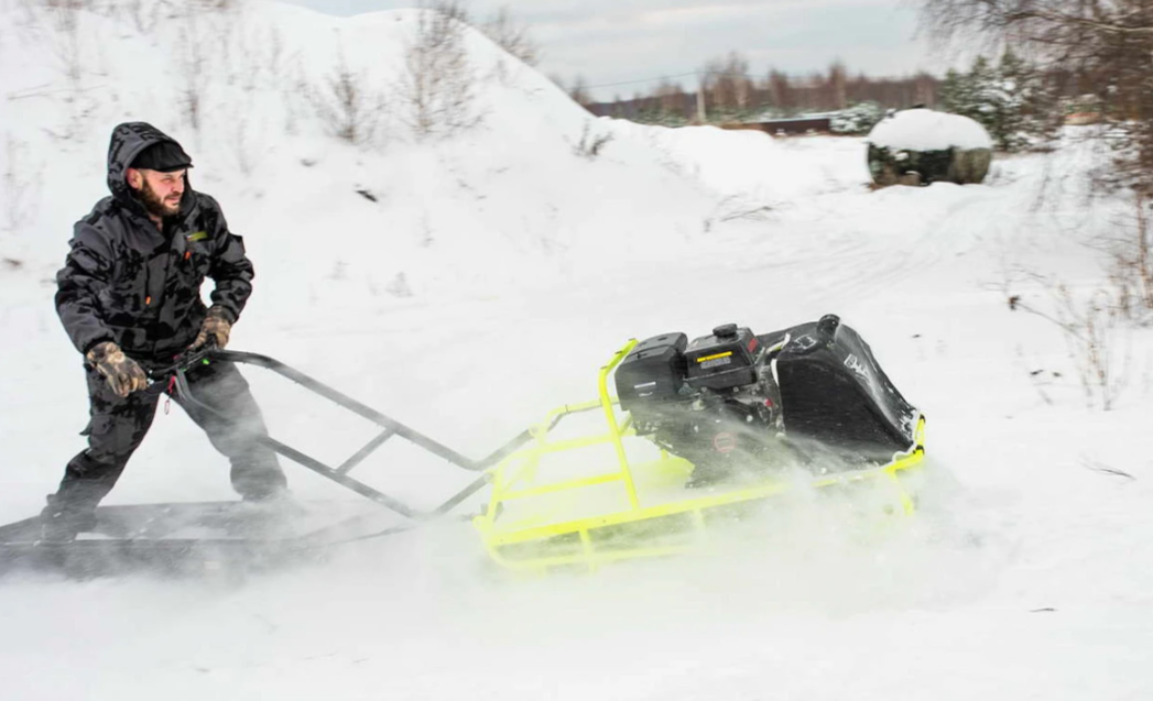 Мотобуксировщик Бурлак ХОЗЯИН-1 (капот ткань) в Брянске