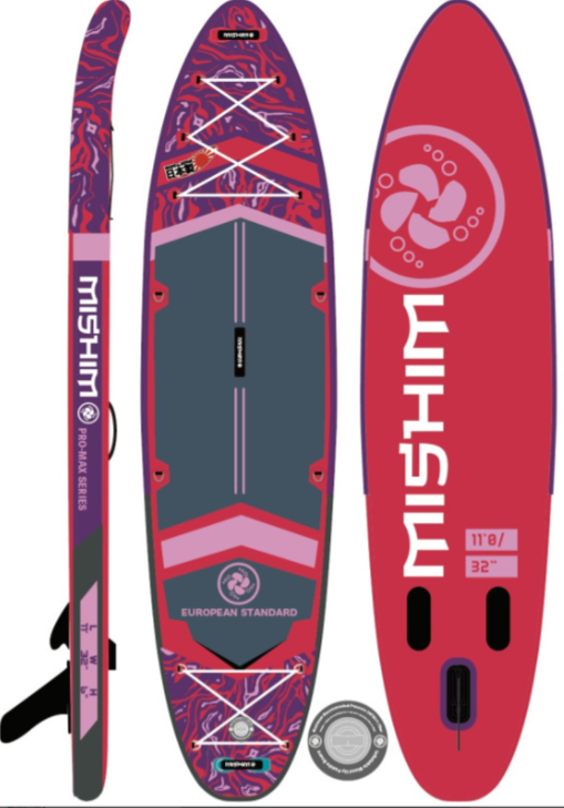 SUP (САП) Доска MISHIMO PRO-MAX Viva Magenta 10.8’ (330см) в Брянске
