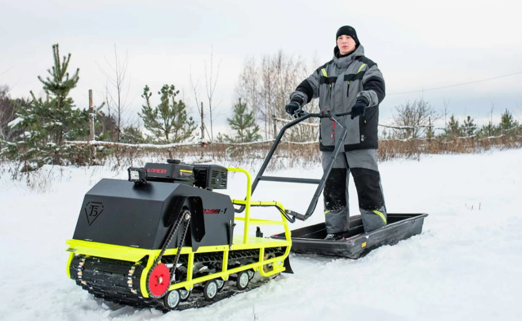 Мотобуксировщик Бурлак ХОЗЯИН-1 (капот ткань) в Брянске