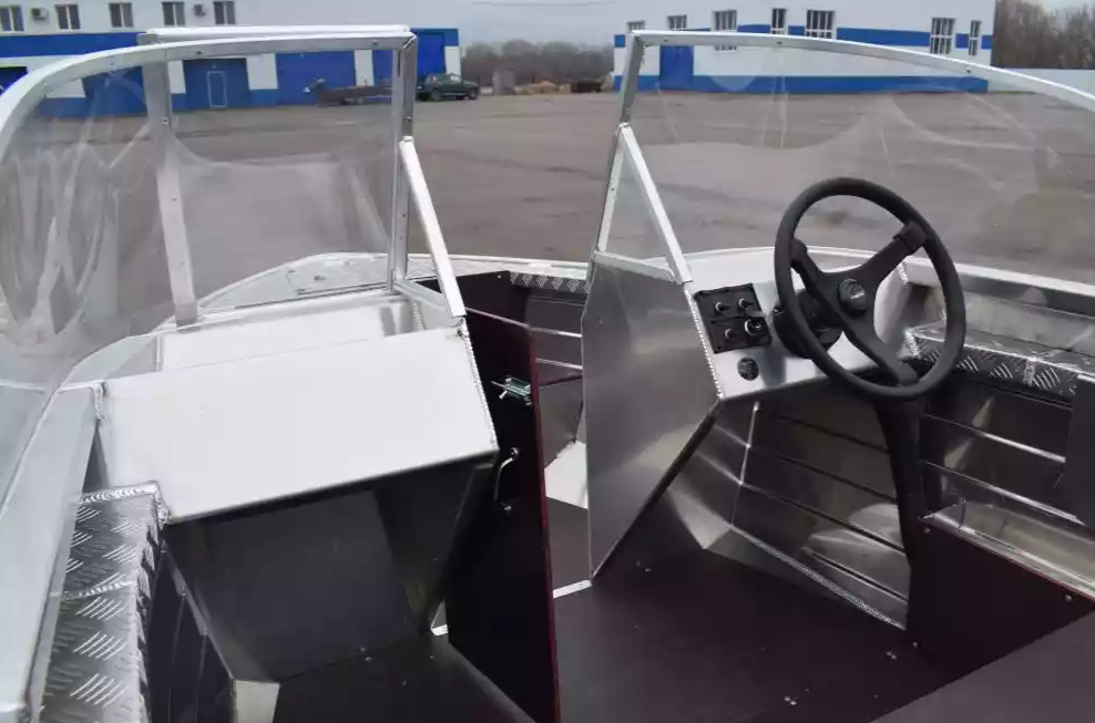 Алюминиевая лодка Wyatboat-390 DCM Увеличенный борт в Брянске