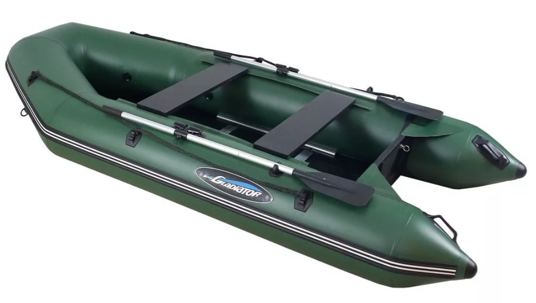 МОТОРНО-ГРЕБНАЯ ЛОДКА ПВХ GLADIATOR А 340 ТК С ФАНЕРНЫМ ПОЛОМ в Брянске