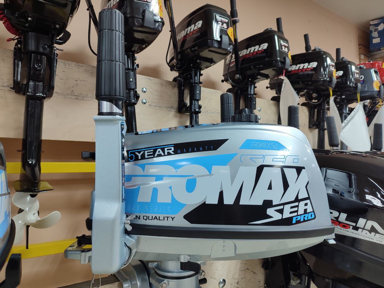 Лодочный мотор PROMAX SP5FHS (внешний бак 12 л) в Брянске