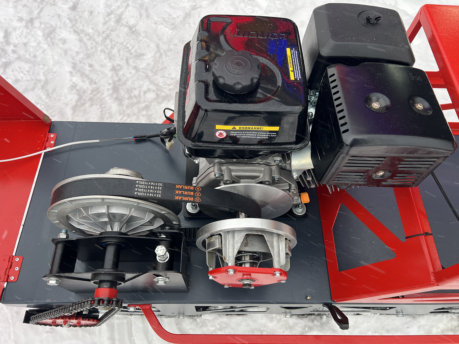 Мотобуксировщик EX-MOTO SNOWDOG S500 15л.с в Брянске