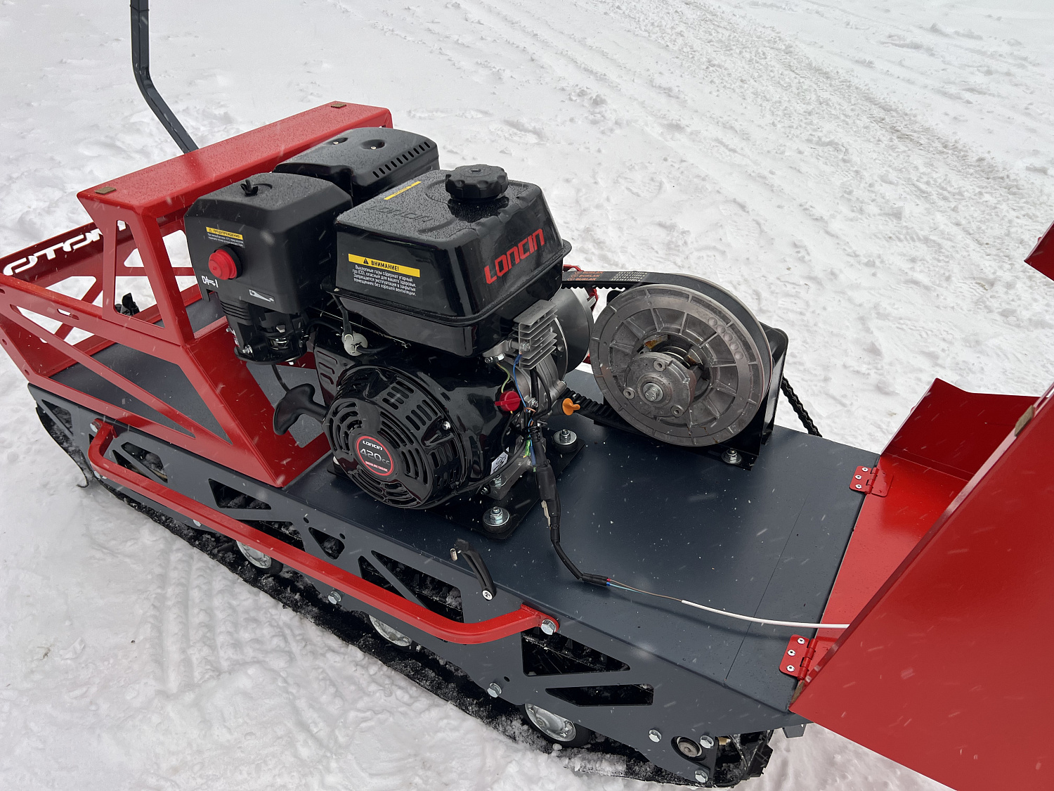 Мотобуксировщик EX-MOTO SNOWDOG S500 15л.с в Брянске