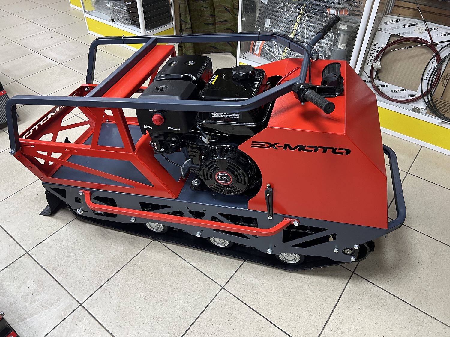 Мотобуксировщик EX-MOTO SNOWDOG S500 15л.с в Брянске