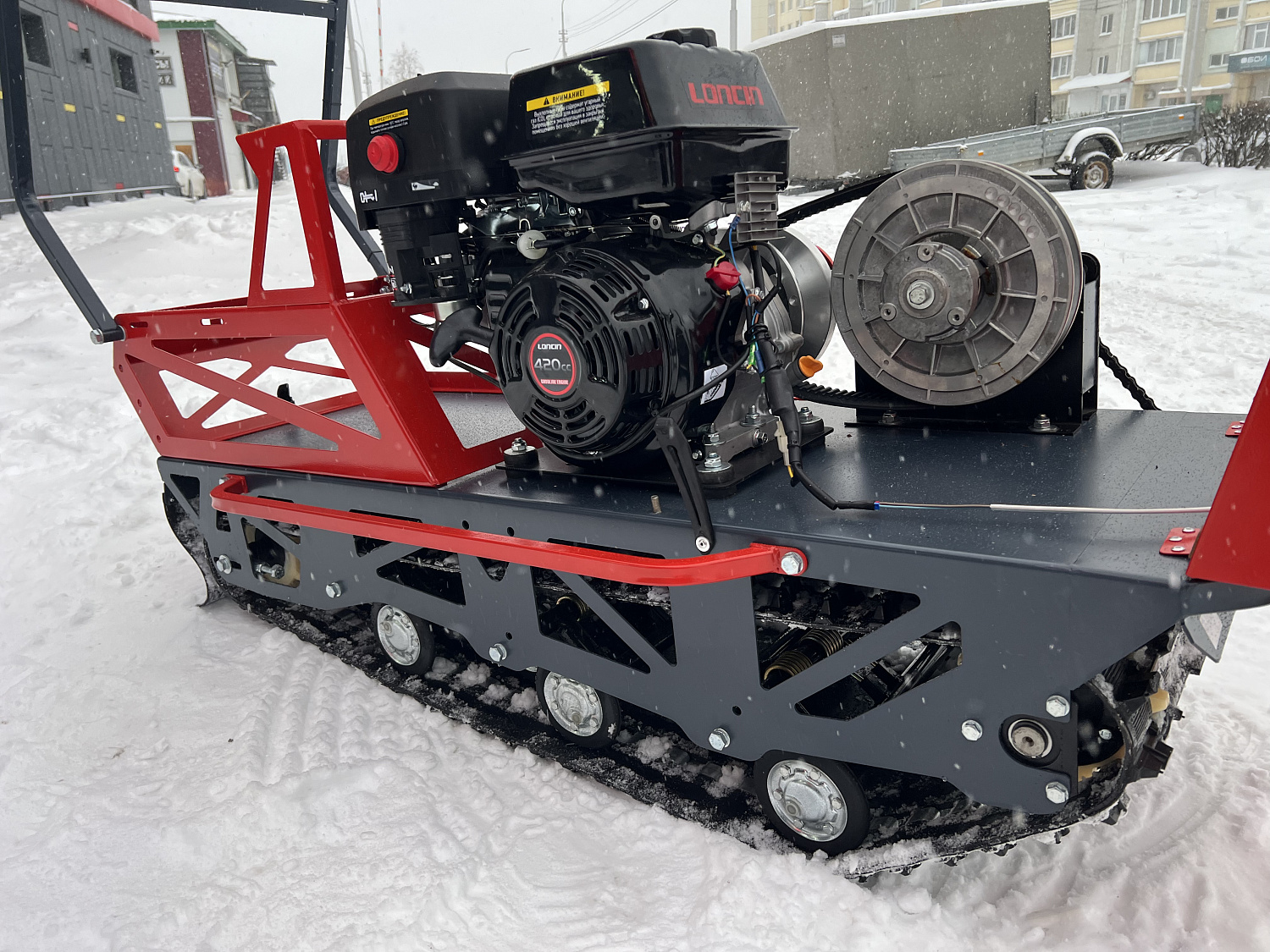 Мотобуксировщик EX-MOTO SNOWDOG S500 15л.с в Брянске