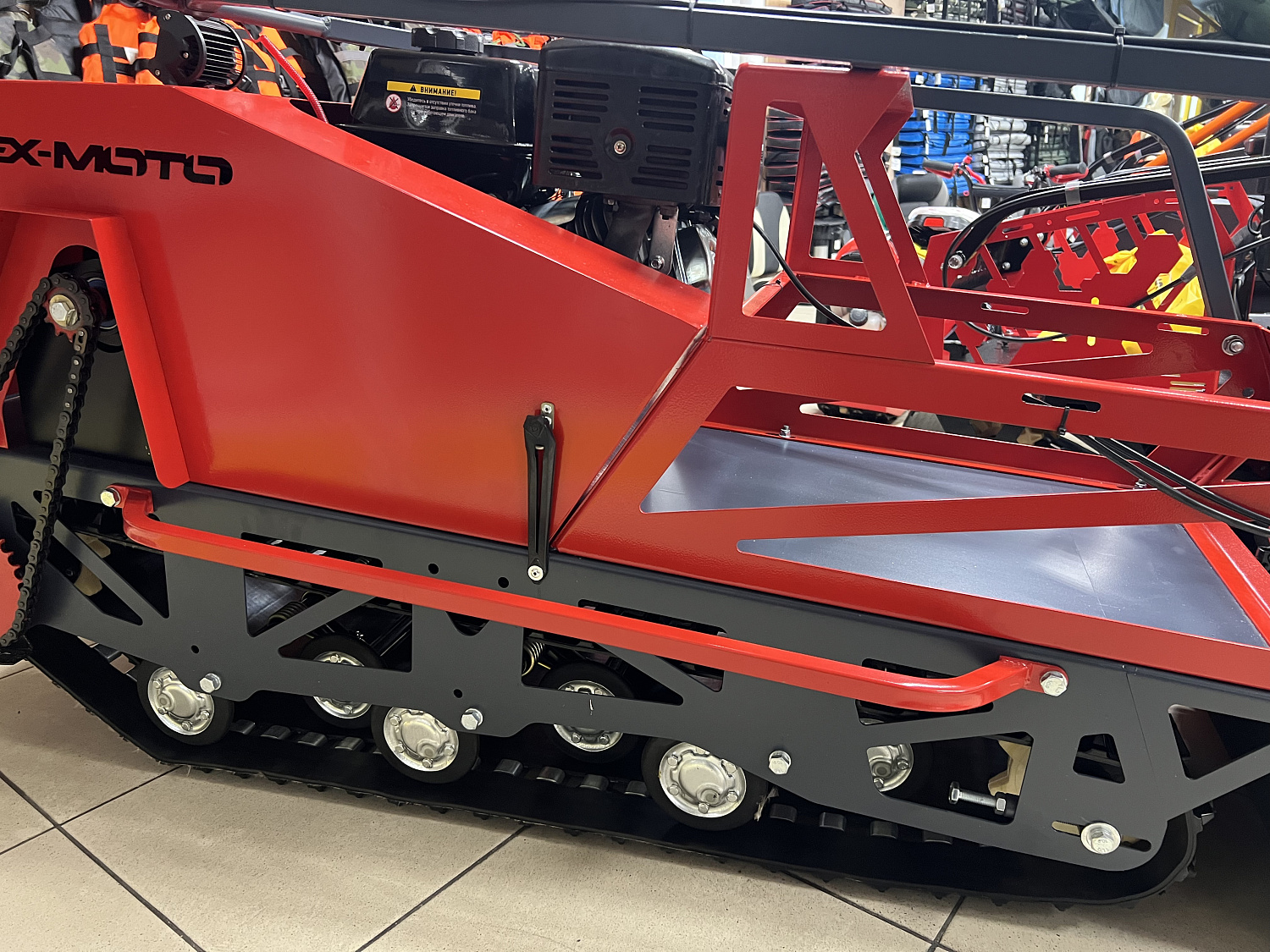 Мотобуксировщик EX-MOTO SNOWDOG S500 15л.с в Брянске