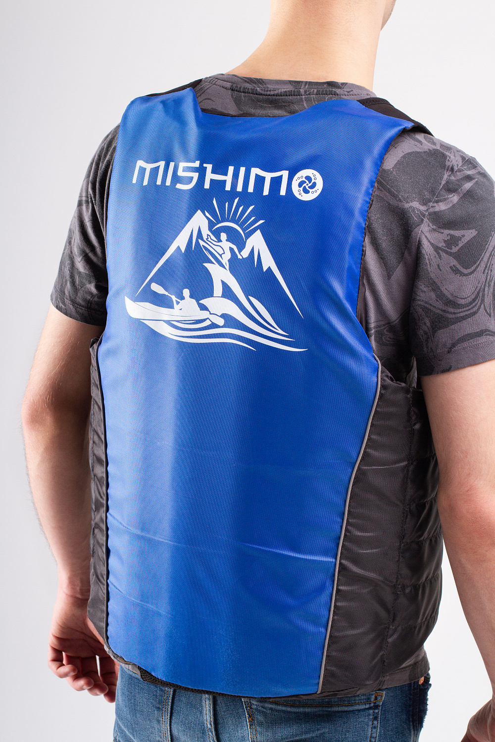 Жилет спасательный MISHIMO PRO Премиум качества Черно-синий в Брянске