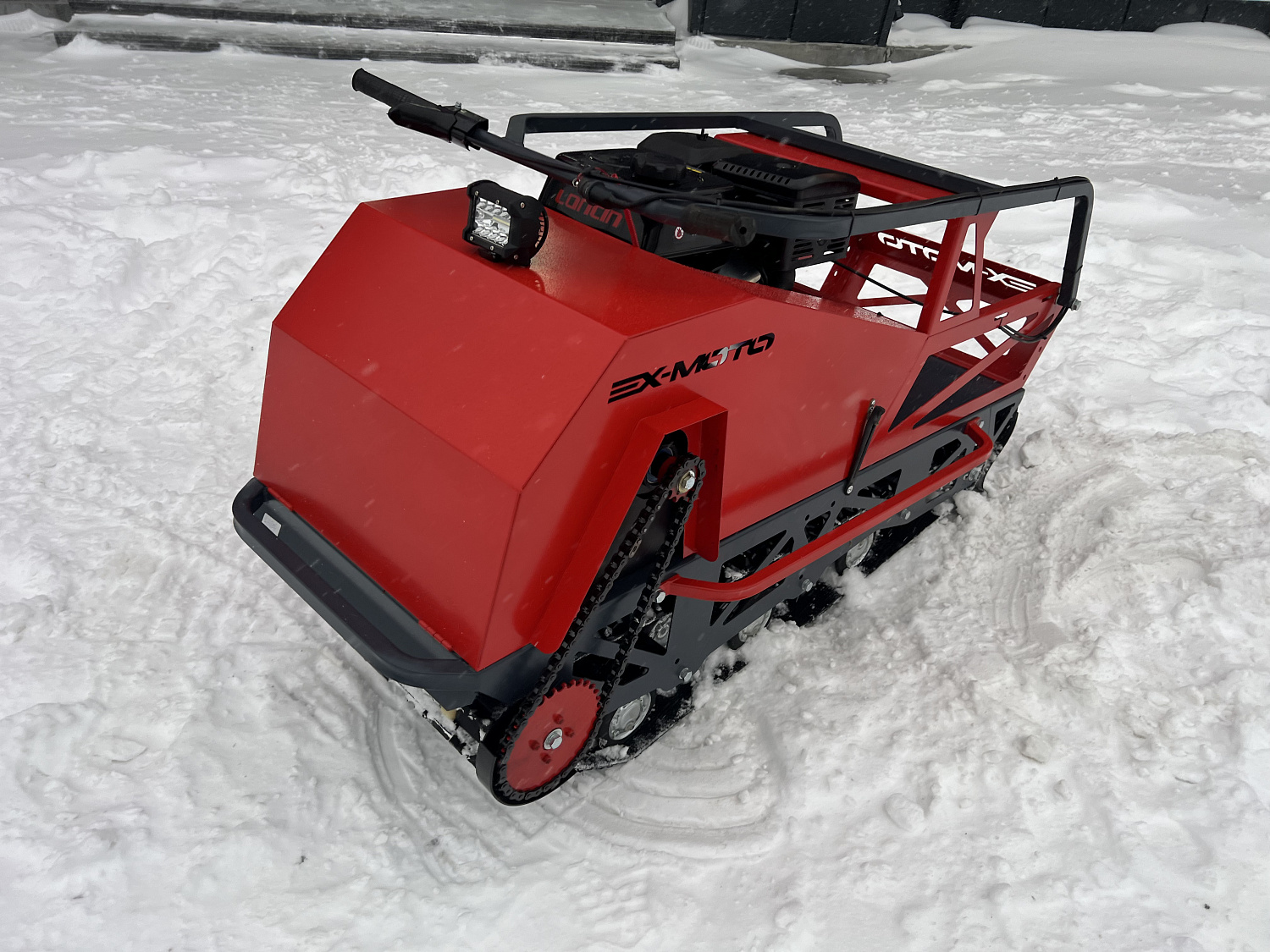 Мотобуксировщик EX-MOTO SNOWDOG S500 15л.с в Брянске